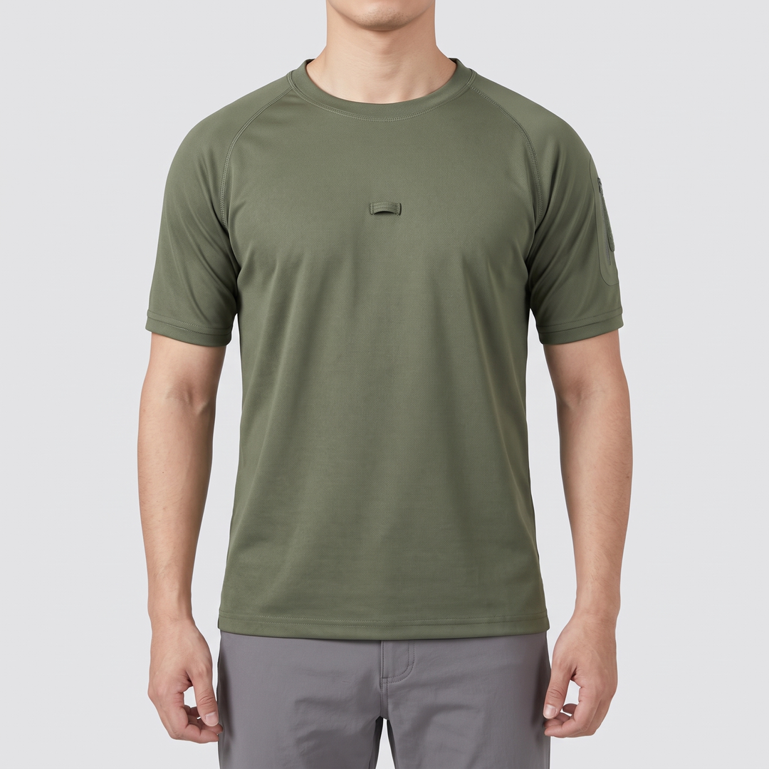 Men's Quick-Dry Polo Shirt for Hiking with Chest Pocket 3