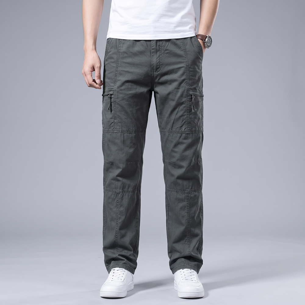 Men's Relaxed Cargo Pants for Everyday with 4-Way Stretch 4