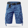 Men's Relaxed Cargo Shorts for Summer with Snap Pockets