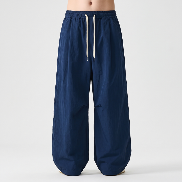 Men's Relaxed Cotton Pants for Everyday with Drawstring 10