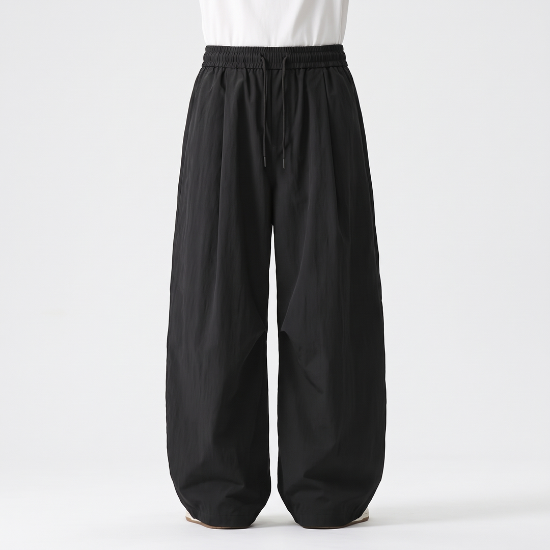Men's Relaxed Cotton Pants for Everyday with Drawstring 11