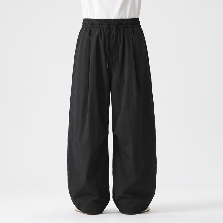 Men's Relaxed Cotton Pants for Everyday with Drawstring 11