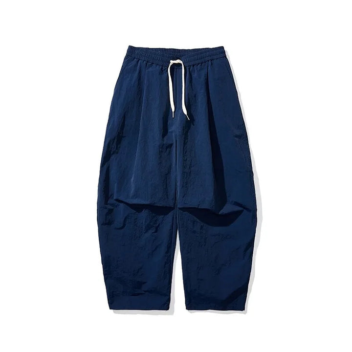 Men's Relaxed Cotton Pants for Everyday with Drawstring 5
