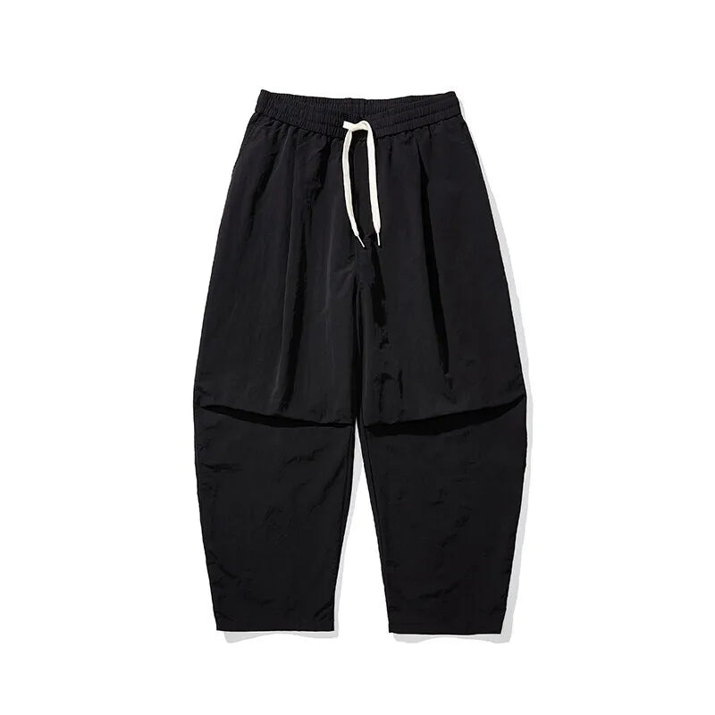 Men's Relaxed Cotton Pants for Everyday with Drawstring 6