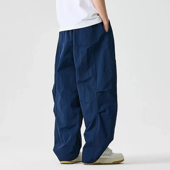 Men's Relaxed Cotton Pants for Everyday with Drawstring 7