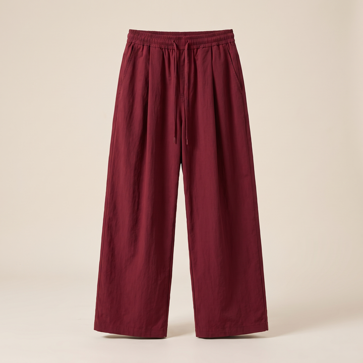 Men's Relaxed Cotton Pants for Everyday with Drawstring 8