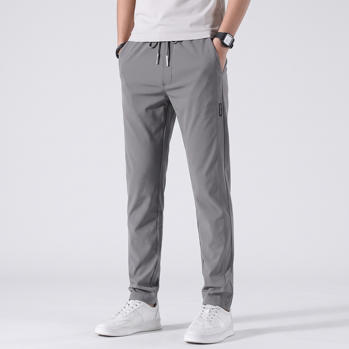 Men's Slim Joggers for Daily Wear with Drawstring Waist 2