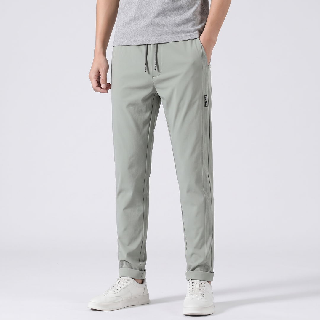 Men's Slim Joggers for Daily Wear with Drawstring Waist 4