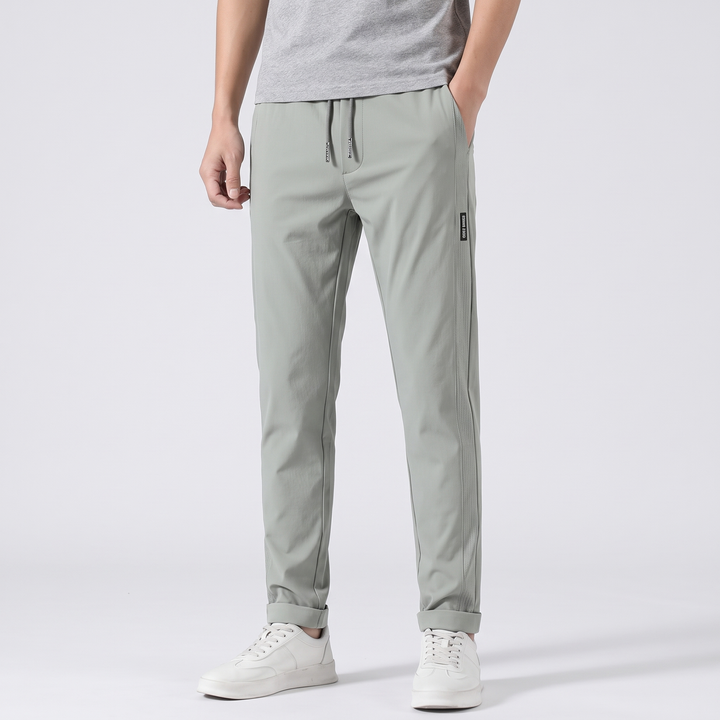 Men's Slim Joggers for Daily Wear with Drawstring Waist 4
