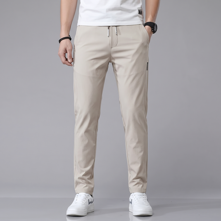 Men's Slim Joggers for Daily Wear with Drawstring Waist 6