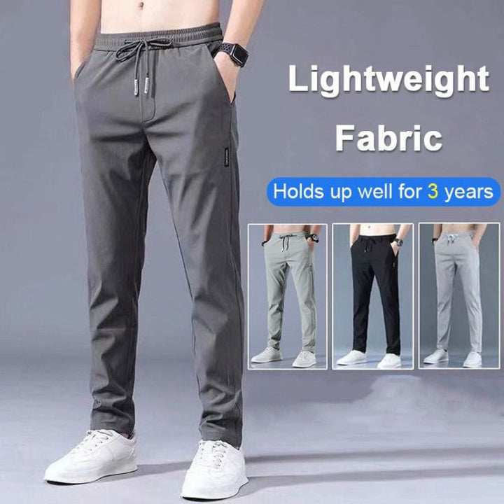 Men's Slim Joggers for Daily Wear with Drawstring Waist 7