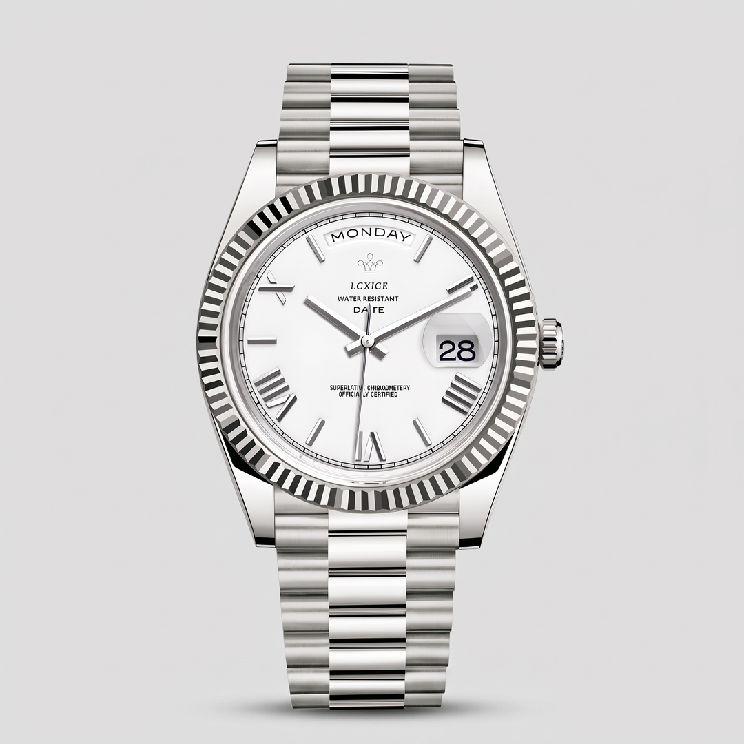 Men's Sophisticated Wrist Watch with Roman Numerals 0