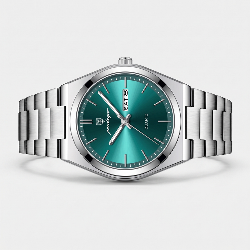 Men's Sophisticated Wrist Watch with Roman Numerals 1