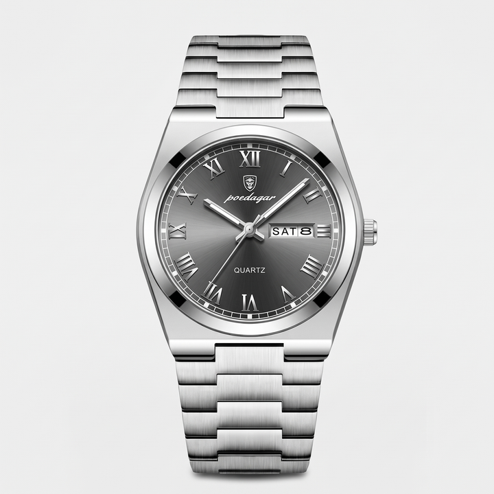 Men's Sophisticated Wrist Watch with Roman Numerals 3
