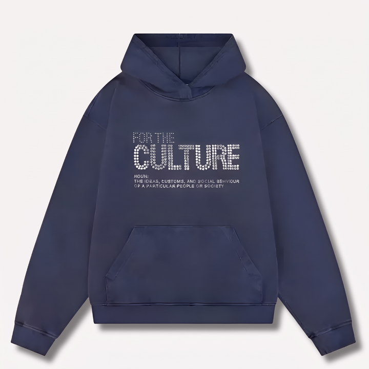 Men's Statement Graphic Hoodie with Drawstring Hood 0