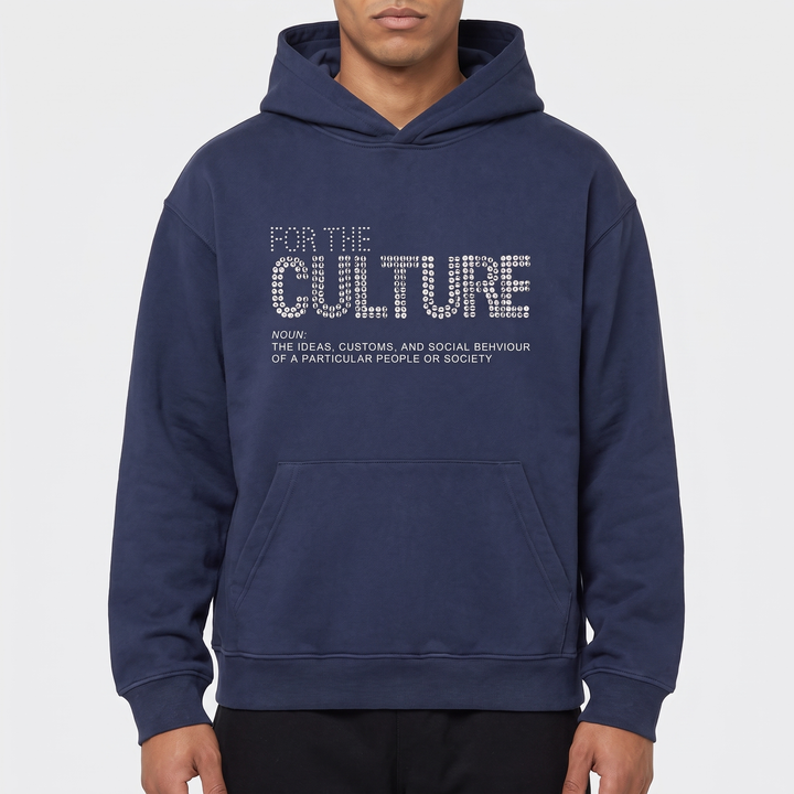 Men's Statement Graphic Hoodie with Drawstring Hood 1