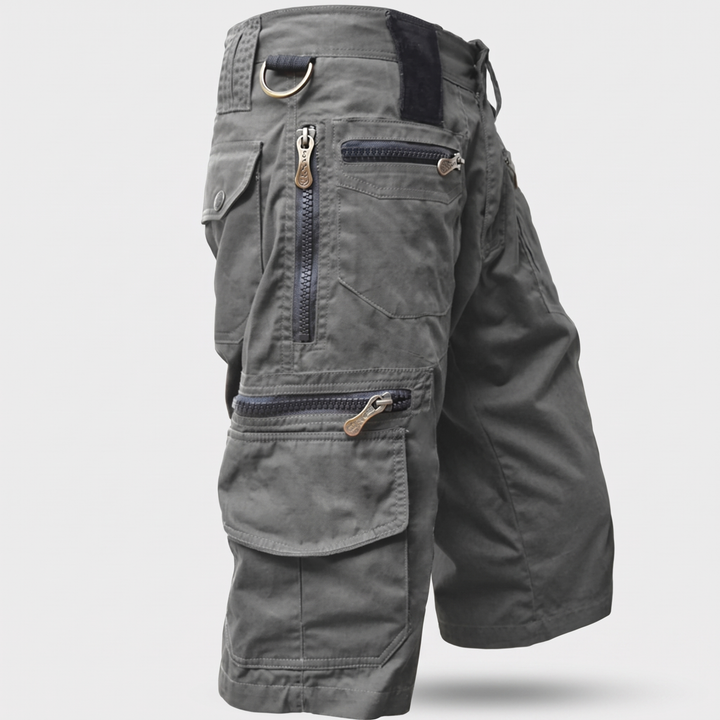 Men's Stretch Cargo Shorts for Hiking with 9 Pockets 0