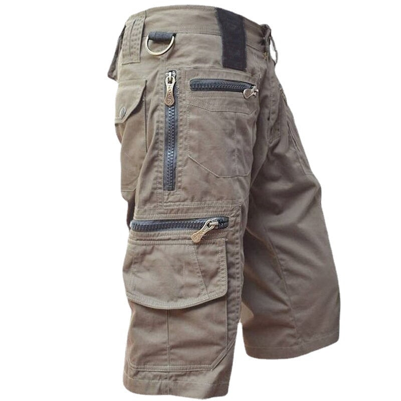 Men's Stretch Cargo Shorts for Hiking with 9 Pockets 1
