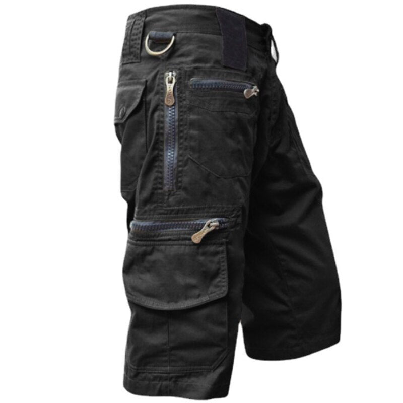Men's Stretch Cargo Shorts for Hiking with 9 Pockets 3