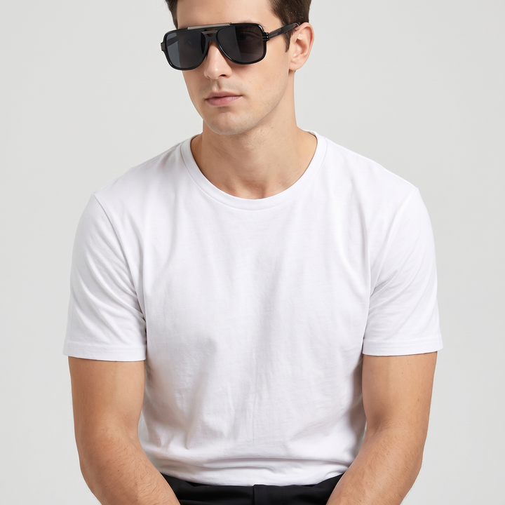 Men's Structured Sunglasses for Driving with UV400 Lenses 4