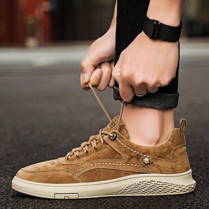 Men's Suede Sneakers for Casual Days with Cushioned Insole 11