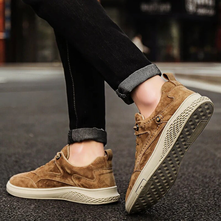 Men's Suede Sneakers for Casual Days with Cushioned Insole 12