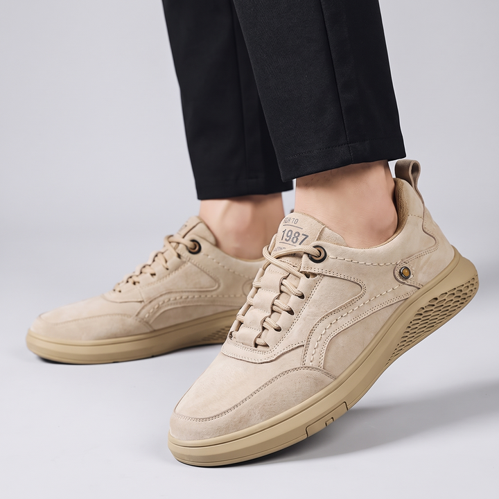 Men's Suede Sneakers for Casual Days with Cushioned Insole 17