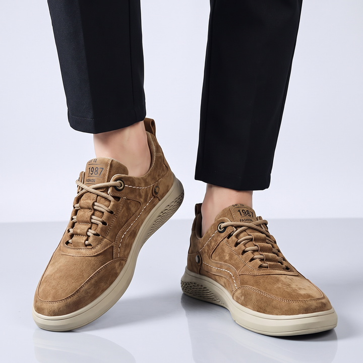 Men's Suede Sneakers for Casual Days with Cushioned Insole 18