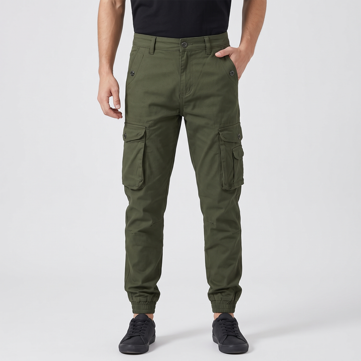 Men's Techwear Cargo Pants for Hiking with Button Fly 5
