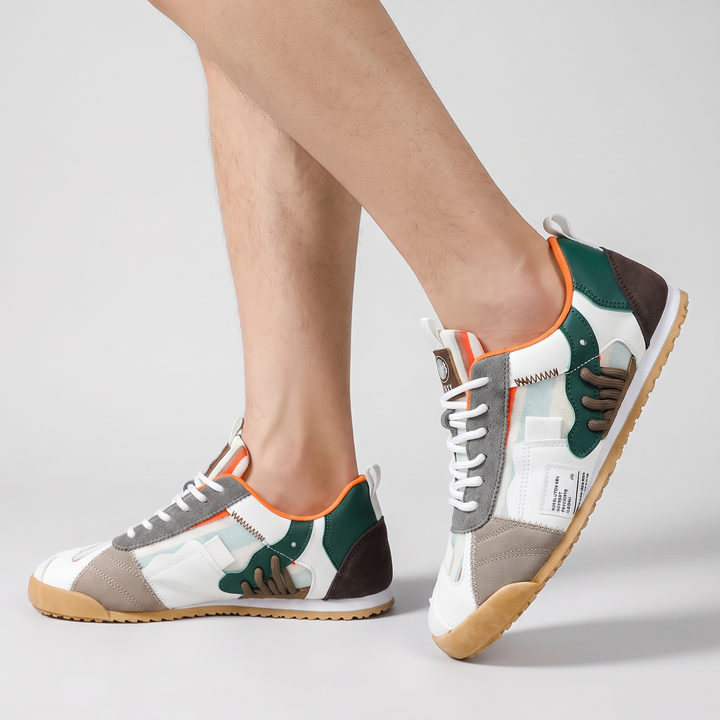 Men's Utility Sneakers for Daily Wear with Suede Panels 11