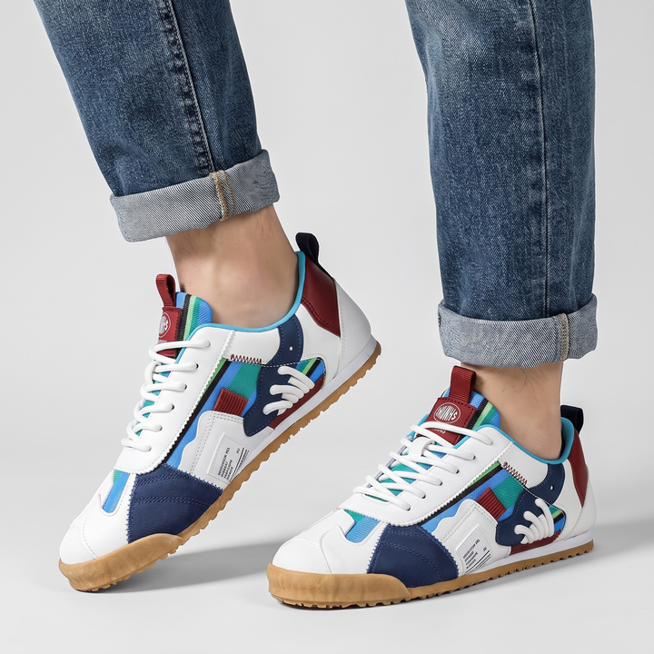 Men's Utility Sneakers for Daily Wear with Suede Panels 12