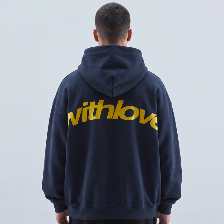 Men's Warm Hooded Sweatshirt with Soft-Touch Fabric 1
