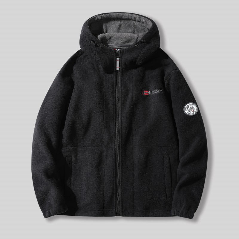 Men's Warm Sherpa Jacket for Winter with Deep Pockets 1