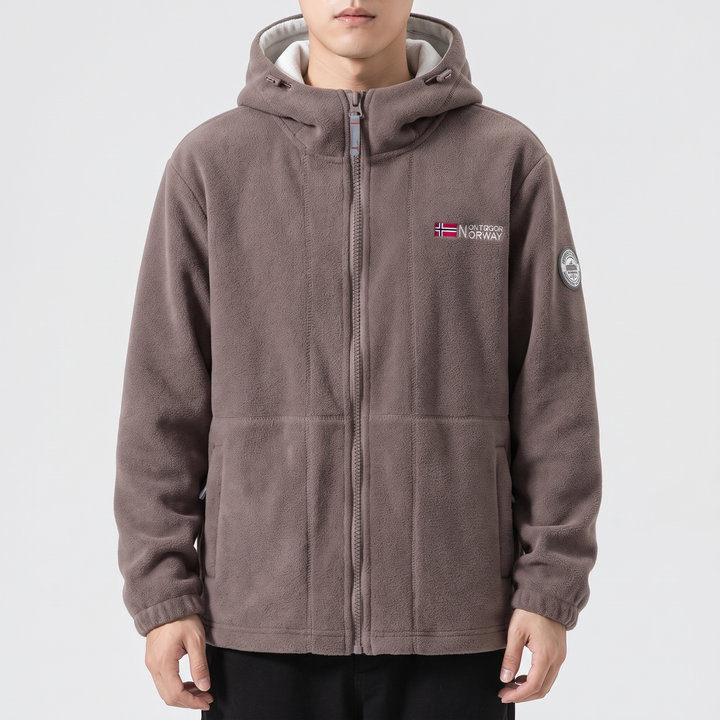 Men's Warm Sherpa Jacket for Winter with Deep Pockets 25