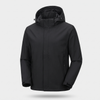 Men's Waterproof Rain Jacket for Hiking with Removable Hood