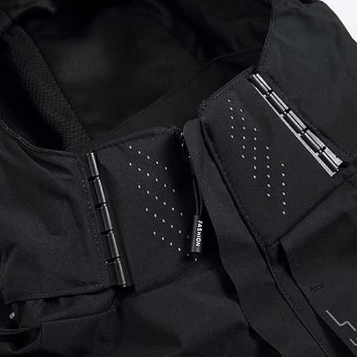 Men's Waterproof Rain Jacket for Hiking with Removable Hood 2