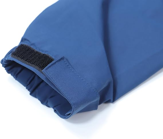 Men's Waterproof Rain Jacket for Hiking with Removable Hood 8
