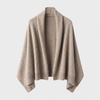 Women's Cashmere Shawl for Winter with Cape-to-Scarf Drape