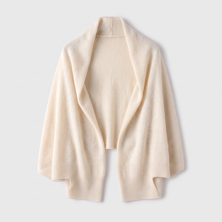 Women's Cashmere Shawl for Winter with Cape-to-Scarf Drape 1