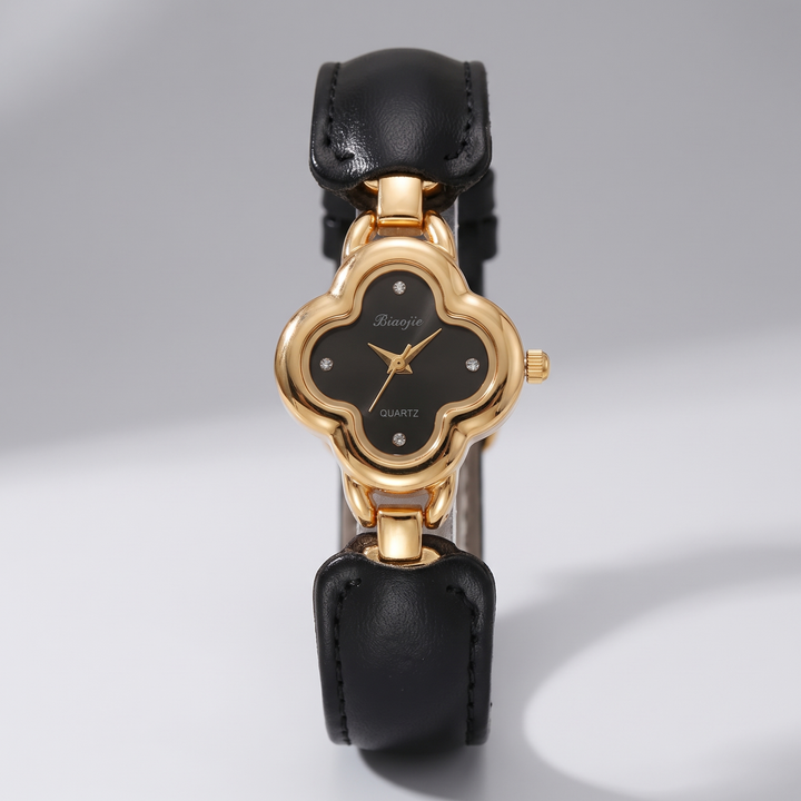 Women's Clover Watch for Day to Night with Crystal Bracelet 7
