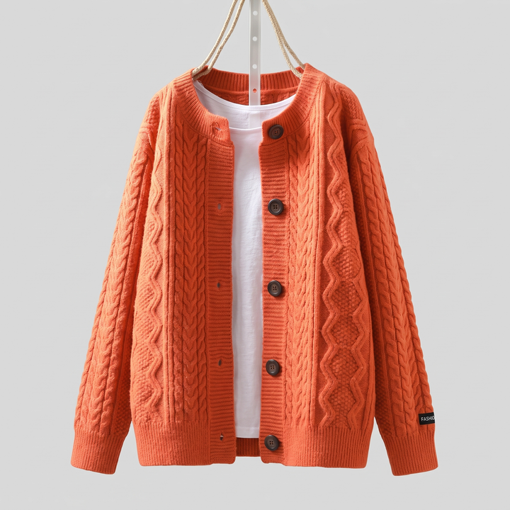Women's Cozy Knit Cardigan with Open Front 4