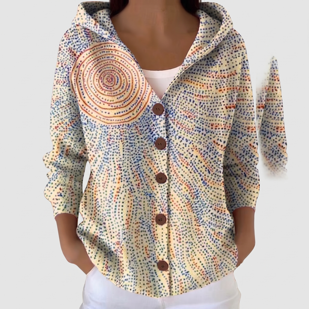 Women's Cozy Textured Cardigan with Relaxed Fit 6