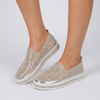 Women's Glitter Slip-On Shoes with Soft Insole