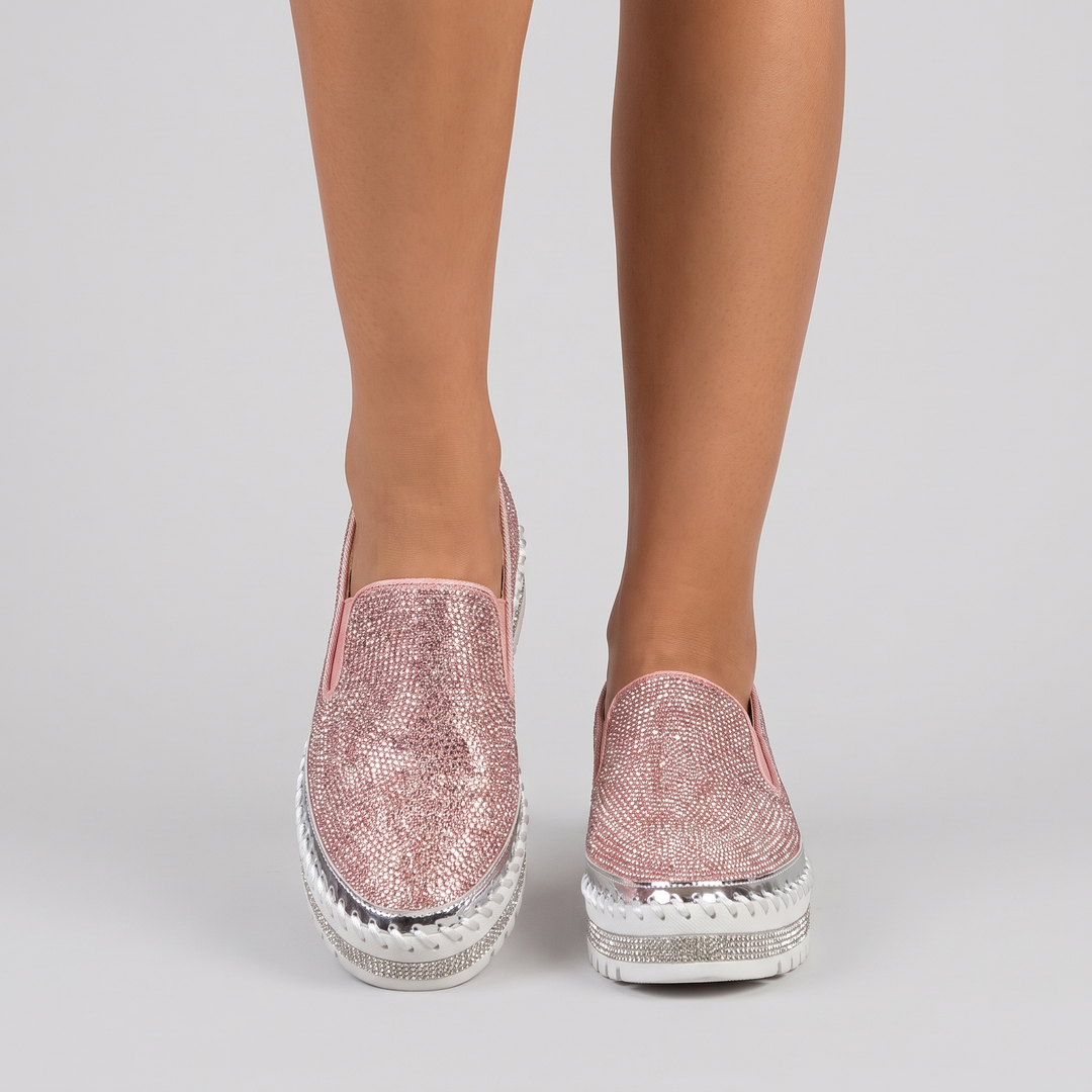 Women's Glitter Slip-On Shoes with Soft Insole 3