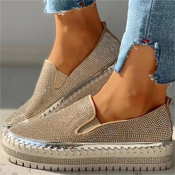 Women's Glitter Slip-On Shoes with Soft Insole 4