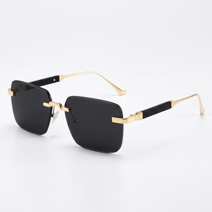 Women's Gold Retro Sunglasses for Travel with UV400 Lenses 5