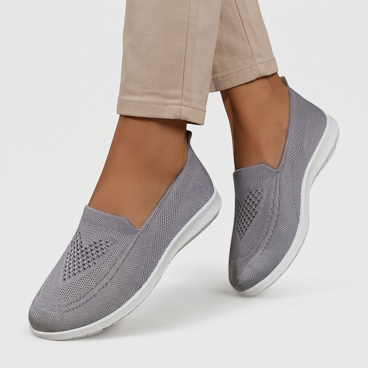 Women's Knit Loafers for Daily Wear with Cushioned Wedge 3