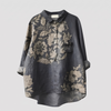 Women's Luxe Satin Blouse with Asymmetrical Hem
