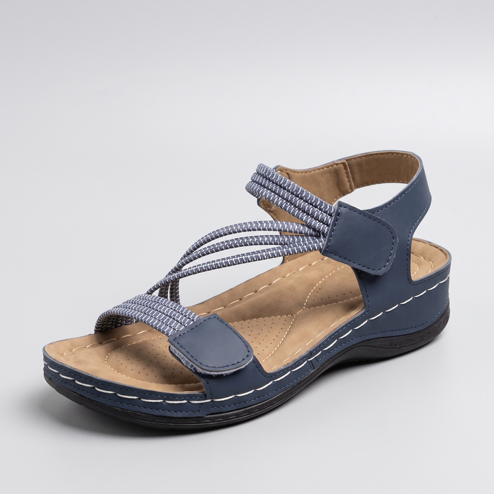 Women's Orthopaedic Strap Sandals with Elastic Straps 0