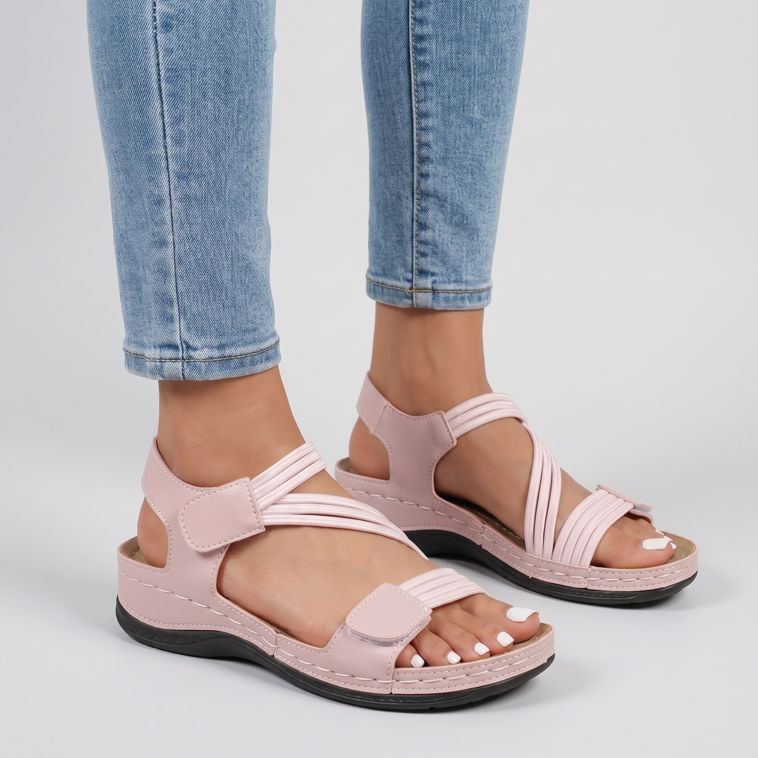Women's Orthopaedic Strap Sandals with Elastic Straps 5